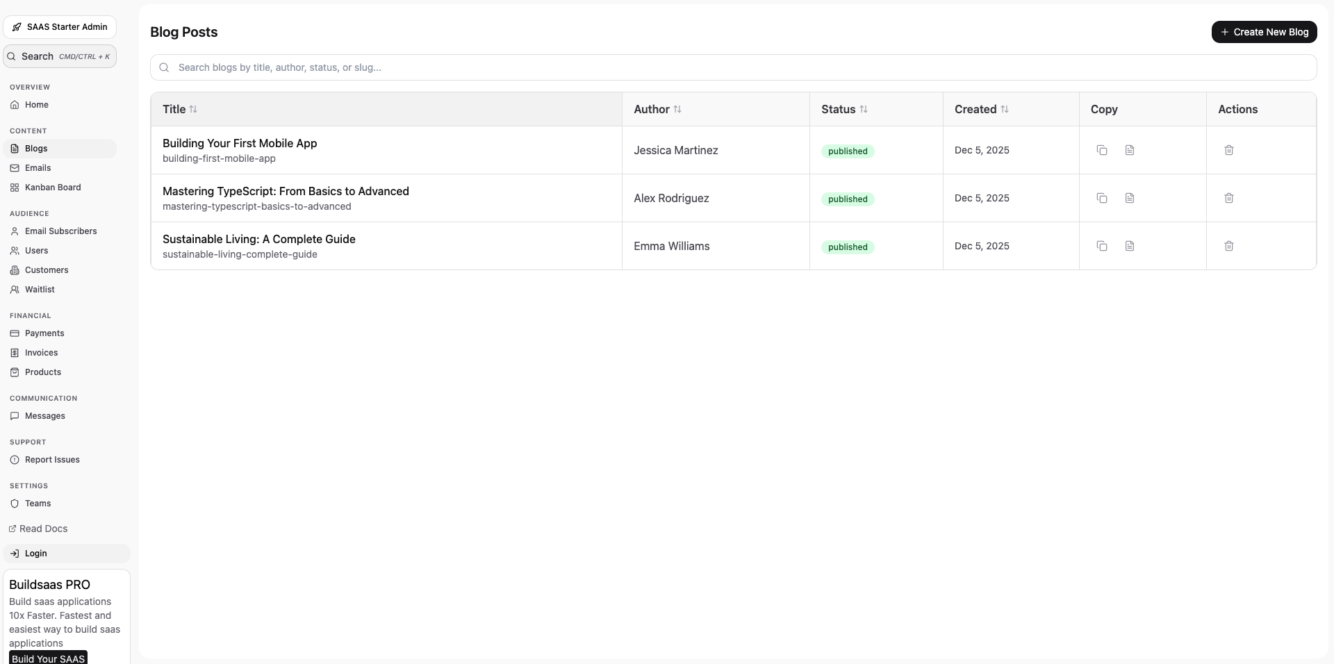 Admin Preview